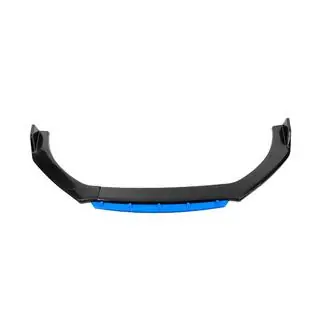 Universāls priekšējā bampera lūpas spoilers DPT Blue V-2 (ABS, melns glancēts) foto 1