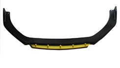 Universāls priekšējais lūpas uzliktnis DPT Yellow V-2 (ABS, melns spīdīgs) foto 1