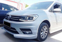 Volkswagen Caddy 2015–2020 Priekšējā bufera lūpas uzlika DPT (krāsošanai) foto 3