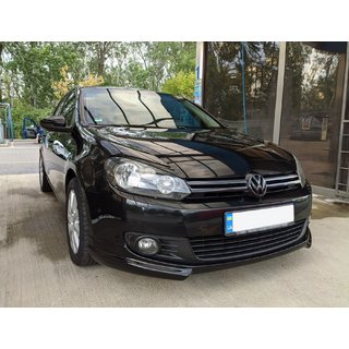 Priekšējā bufera lūpas spoileris DPT V-2 (krāsošanai) Volkswagen Golf 6 2008–2014 foto 2