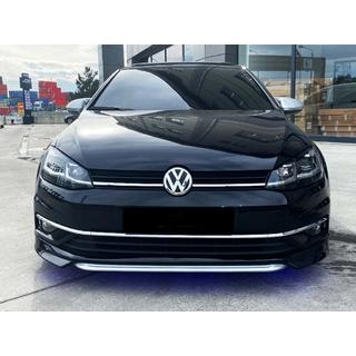 Priekšējā lip uzlika DPT V-1 (rūpnīcas bamperim, 2017-2019, krāsošanai) Volkswagen Golf 7/E-Golf 2012–2020 foto 2