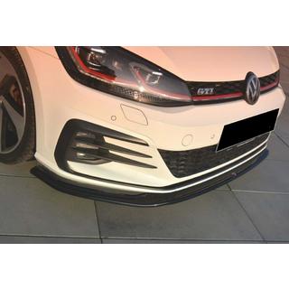 Priekšējā bufera lūpa DPT V-2 (GTI, 2017-2019, spīdīgi melna) Volkswagen Golf 7/E-Golf 2012–2020 foto 3
