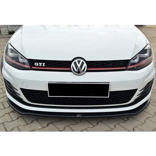 Priekšējā bufera lūpa DPT V-2 (GTI, 2012-2017, spīdīgi melna) Volkswagen Golf 7/E-Golf 2012–2020 foto 3