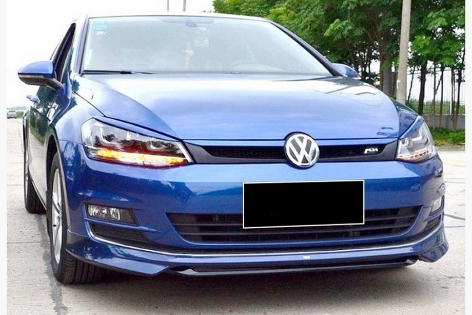 Volkswagen Golf 7/E-Golf 2012–2020 Priekšējā bampera lipa uzlika DPT V-1 (uz oriģinālā bampera, 2012-2017, krāsošanai) Image