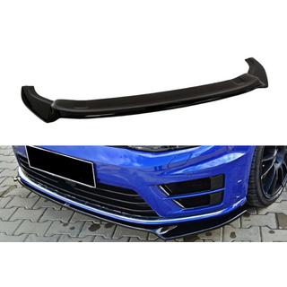 DPT V-2 priekšējā bampera lūpas spoileris (R / R-Line HB, 2012-2017, spīdīgi melns) Volkswagen Golf 7/E-Golf 2012–2020 foto 4