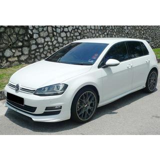 Priekšējais lūpas spoileris DPT V-5 (OEM bamperim, 2012-2017, spīdīgi melna) Volkswagen Golf 7/E-Golf 2012–2020 foto 2