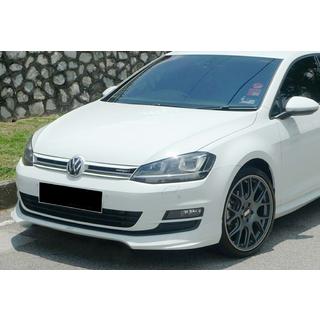 Priekšējais lūpas spoileris DPT V-5 (OEM bamperim, 2012-2017, spīdīgi melna) Volkswagen Golf 7/E-Golf 2012–2020 foto 1