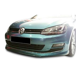 Priekšējā bampera lūpa DPT V-2 (rūpnīcas bamperim, 2012-2017, melna spīdīga) Volkswagen Golf 7/E-Golf 2012–2020 foto 2