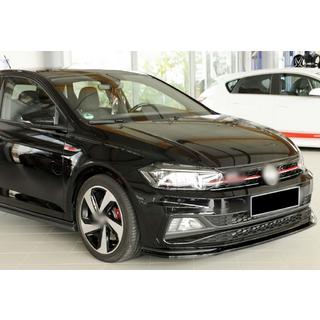 Priekšējā bampera lipa uzlika DPT V-1 (GTI, spīdīgi melna) Volkswagen Polo 2017– foto 2
