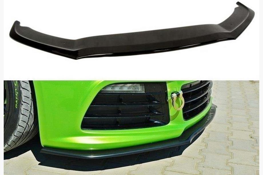 Volkswagen Scirocco 2008–2017 Priekšējais lip spoileris DPT V1 (2008-2013, spīdīgi melns) Image