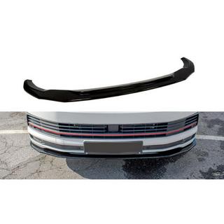 DPT priekšējā bampera lip spoilers (spīdīgi melns) Volkswagen T6 2015–2024 foto 2