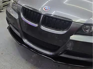 BMW 3. sērija E90/E91 2005–2011 Nieru restes M-Look (E-90/91, 2005-2008, melns spīdīgs) foto 1