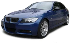 BMW 3. sērija E90/E91 2005–2011 Nieru restes M-Look (E-90/91, 2005-2008, melns spīdīgs) foto 4