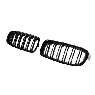 Nieres restes M-Look (spīdīgi melnas) BMW 3. sērija F30/F31 2012–2019 foto 4