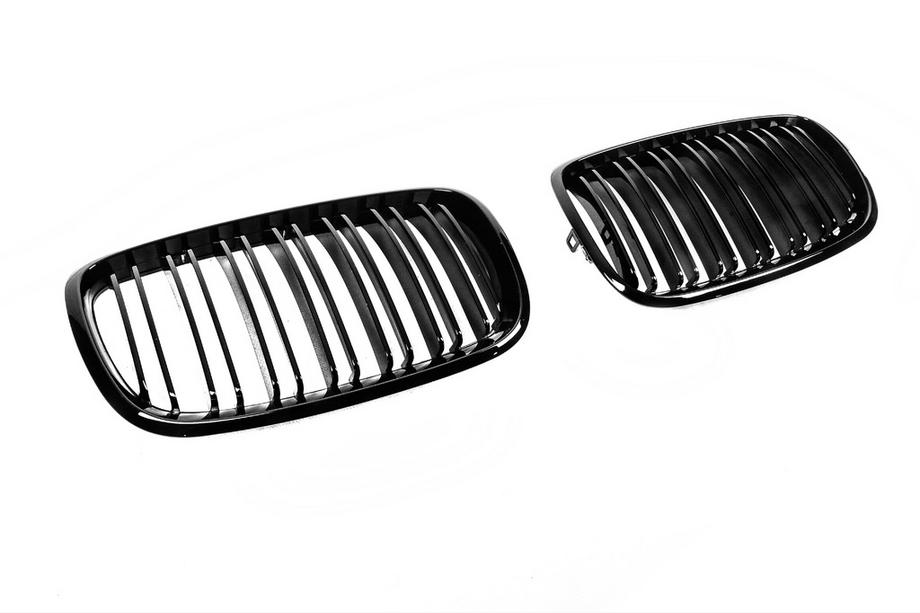 BMW X5 E70 2007–2013 Nieres restes M-Look (spīdīgi melnas) Foto 7