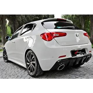 Aizmugurējais difuzors DPT V-2 (spīdīgi melns) Alfa Romeo Giulietta 2010–2020 foto 2