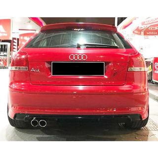 Aizmugurējais difuzors DPT (2005-2008, Coupe, spīdīgi melns) Audi A3 2003–2012 foto 1