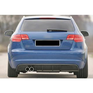 Aizmugurējais difuzors DPT (2008-2010, spīdīgi melns) Audi A3 2003–2012 foto 3