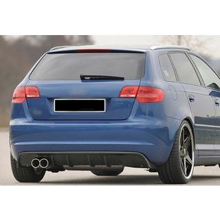 Aizmugurējais difuzors DPT (2008-2010, spīdīgi melns) Audi A3 2003–2012 foto 4