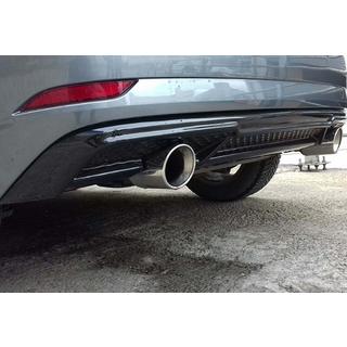 Aizmugurējais difuzors DPT (HB, 2017-2020, spīdīgi melns) Audi A3 2012–2020 foto 1