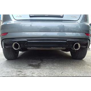 Aizmugurējais difuzors DPT (HB, 2017-2020, spīdīgi melns) Audi A3 2012–2020 foto 2