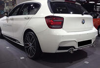 BMW 1. sērija F20/F21 2011–2019 Aizmugurējais difuzors DPT (spīdīgi melns) foto 2