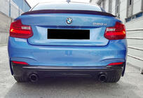 BMW 2. sērija F22/F23 2014–2021 Aizmugurējais difuzors DPT (spīdīgi melns) foto 3