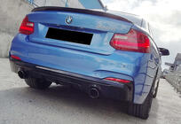 BMW 2. sērija F22/F23 2014–2021 Aizmugurējais difuzors DPT (spīdīgi melns) foto 4