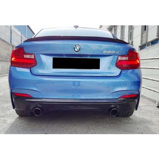 Aizmugurējais difuzors DPT (spīdīgi melns) BMW 2. sērija F22/F23 2014–2021 foto 3