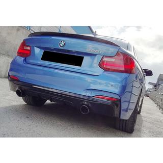 Aizmugurējais difuzors DPT (spīdīgi melns) BMW 2. sērija F22/F23 2014–2021 foto 4