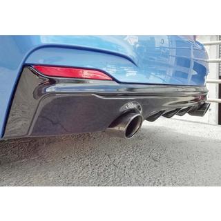 Aizmugurējais difuzors DPT (spīdīgi melns) BMW 2. sērija F22/F23 2014–2021 foto 1