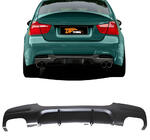 BMW 3. sērija E90/E91 2005–2011 Aizmugurējais difuzors DPT V-3 (E90 M-Sport, spīdīgi melns) foto 1