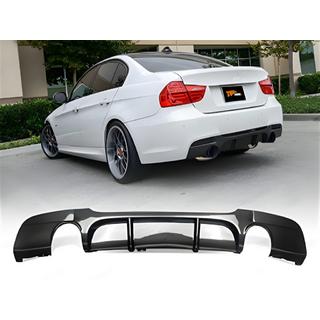 Aizmugurējais difuzors DPT V-4 (E90 M-Sport, spīdīgi melns) BMW 3. sērija E90/E91 2005–2011 foto 1