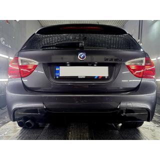 Aizmugurējais difuzors DPT V-5 (E90 M-Sport, spīdīgi melns) BMW 3. sērija E90/E91 2005–2011 foto 4