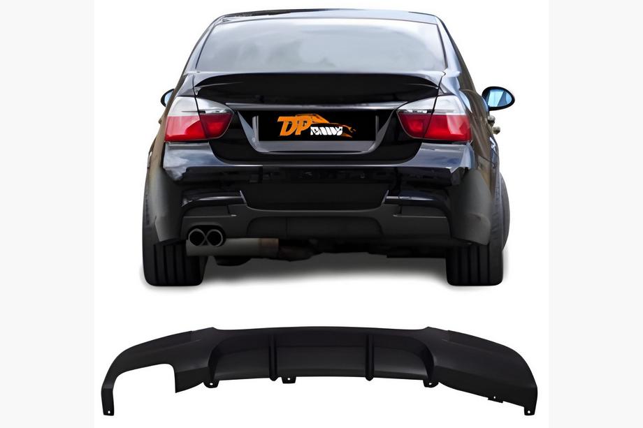 BMW 3. sērija E90/E91 2005–2011 Aizmugurējais difuzors DPT V-5 (E90 M-Sport, spīdīgi melns) Foto 5
