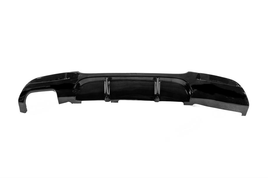 BMW 3. sērija E90/E91 2005–2011 Aizmugurējais difuzors DPT V-5 (E90 M-Sport, spīdīgi melns) Foto 8