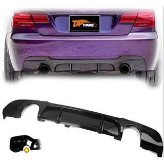 Aizmugurējais difuzors DPT V-6 (E90 M-Sport, spīdīgi melns) BMW 3. sērija E90/E91 2005–2011 foto 1