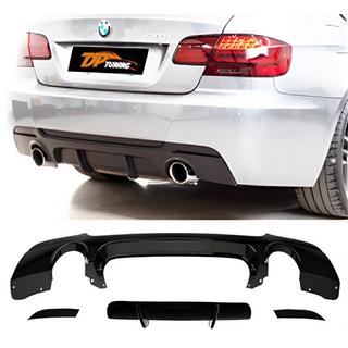 DPT aizmugurējais difuzors (E92 M-Sport, spīdīgi melns) BMW 3. sērija E92/E93 2006–2013