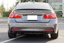 BMW 3. sērija F30/F31 2012–2019 Aizmugurējais difuzors DPT V-4 (M-Performance, spīdīgi melns) foto 2