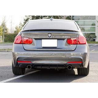 Aizmugurējais difuzors DPT V-4 (M-Performance, spīdīgi melns) BMW 3. sērija F30/F31 2012–2019 foto 2