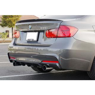 Aizmugurējais difuzors DPT V-4 (M-Performance, spīdīgi melns) BMW 3. sērija F30/F31 2012–2019 foto 1