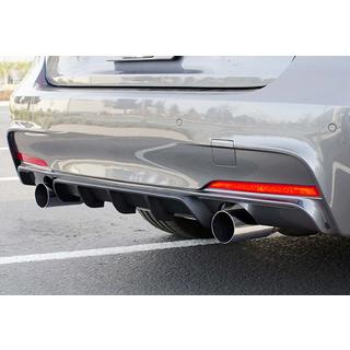 Aizmugurējais difuzors DPT V-4 (M-Performance, spīdīgi melns) BMW 3. sērija F30/F31 2012–2019 foto 3