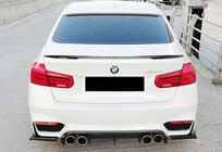 BMW 3. sērija F30/F31 2012–2019 Aizmugurējais difuzors DPT V-1 (M3, spīdīgi melns) foto 5