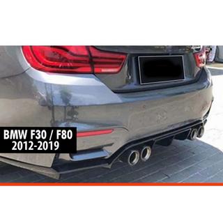Aizmugurējais difuzors DPT V-2 (priekš Vorstainer, spīdīgi melns) BMW 3. sērija F30/F31 2012–2019 foto 1