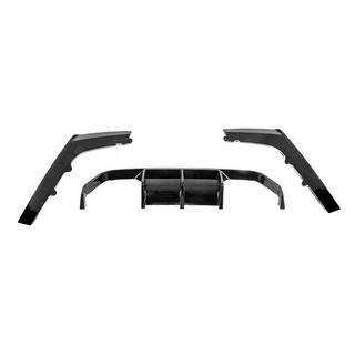 Aizmugurējais difuzors DPT V-2 (priekš Vorstainer, spīdīgi melns) BMW 3. sērija F30/F31 2012–2019 foto 4