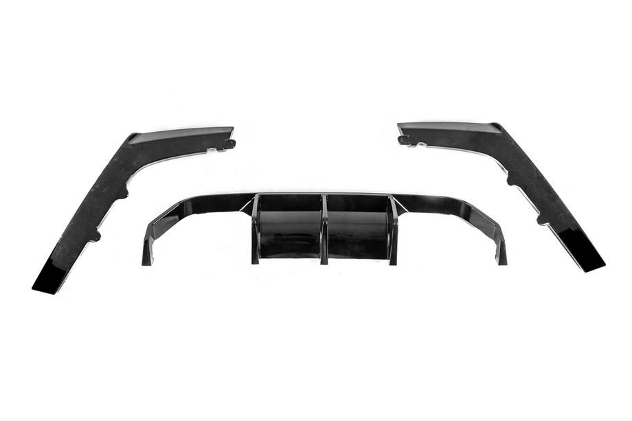BMW 3. sērija F30/F31 2012–2019 Aizmugurējais difuzors DPT V-2 (priekš Vorstainer, spīdīgi melns) Foto 4