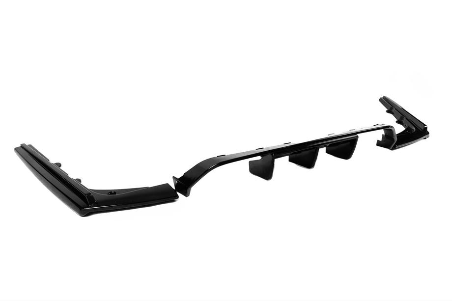 BMW 4 sērija F32/F33/F36 2012–2020 Aizmugurējais difuzors DPT V-4 (M-4 Vorstainer, spīdīgi melns) Foto 2