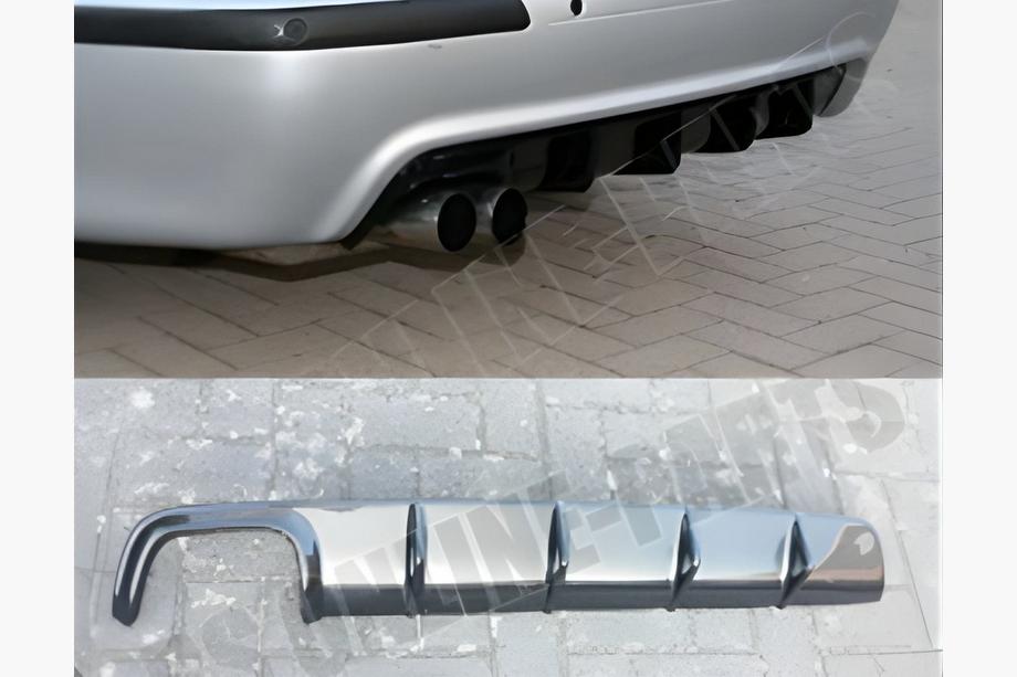 BMW 5. sērija E39 1996–2003 Aizmugurējais difuzors DPT (M-Technic, melns spīdīgs) Image
