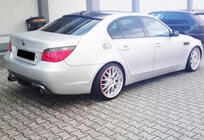 BMW 5. sērija E60/E61 2003–2010 Aizmugurējais difuzors DPT (M-5, melns spīdīgs) foto 3