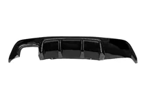 BMW 5. sērija E60/E61 2003–2010 Aizmugurējais difuzors DPT V-1 (M-Sport, spīdīgi melns) foto 5